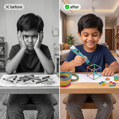 LittleCraft™ - 3D Pen | Easy Loading | Comfy Grip |  LCD Display