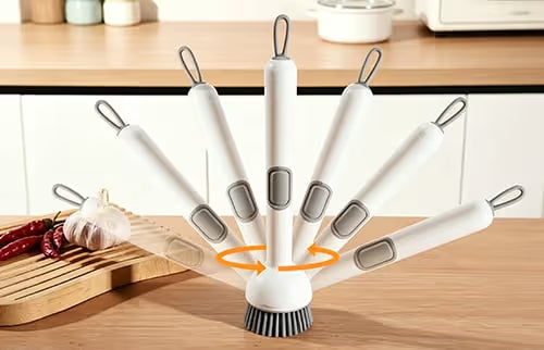 Buy 1 Get 1 Free | Long-Handle Electric Rotary Scrubber for Easy Cleaning